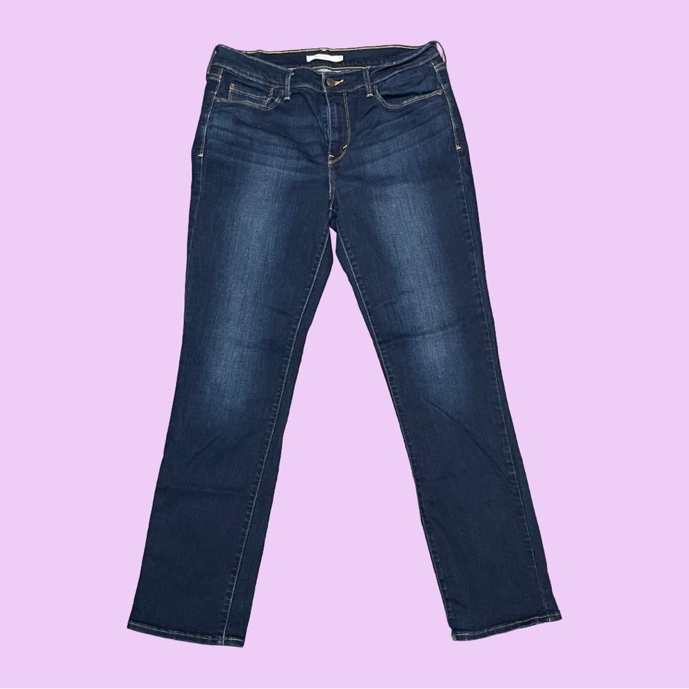 Levi's Dark Blue Straight Leg Jeans